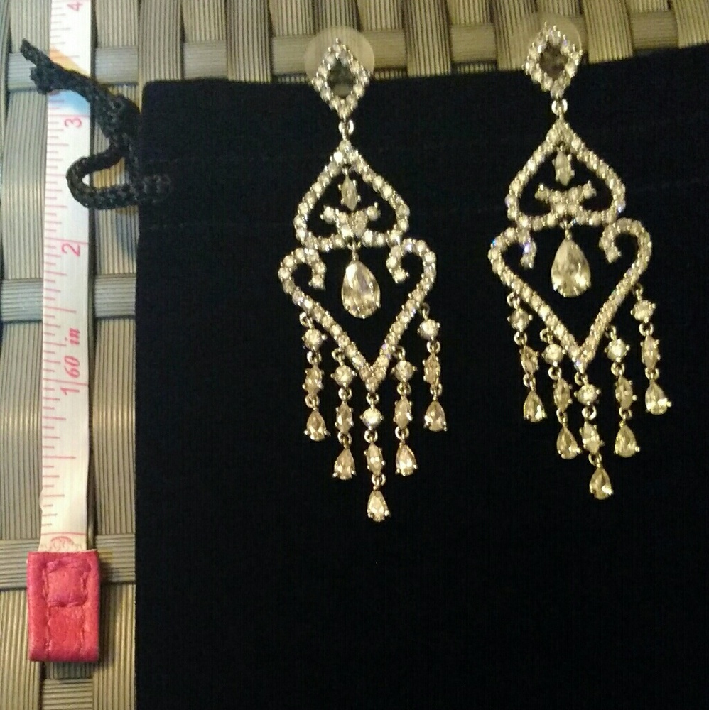 π2xHP!!!π NEW Amazing Large Chandelier Earrings - Picture 3 of 3